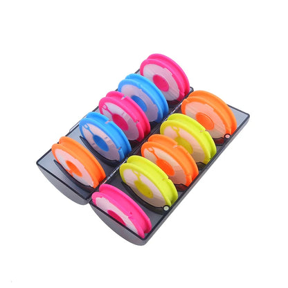 Professional Fishing Line Organizer Box - Multi-Spool Winding Board with Storage