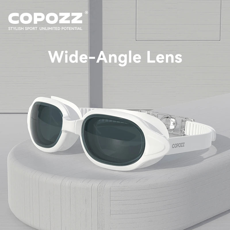 Prescription Swimming Goggles with Anti-Fog UV Protection - Myopia Diopter Swim Eyewear