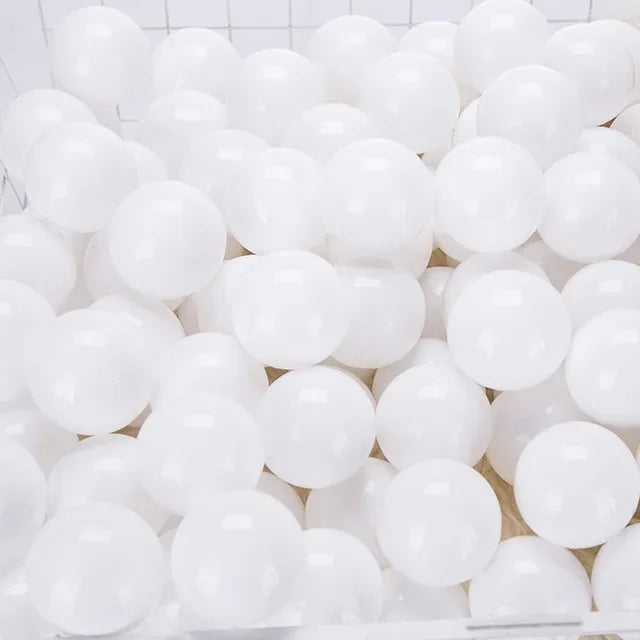 Colorful Ocean Ball Pit Balls - Eco-Friendly Non-Toxic Plastic Play Balls 5.5cm (50pcs Love & Star Shapes)