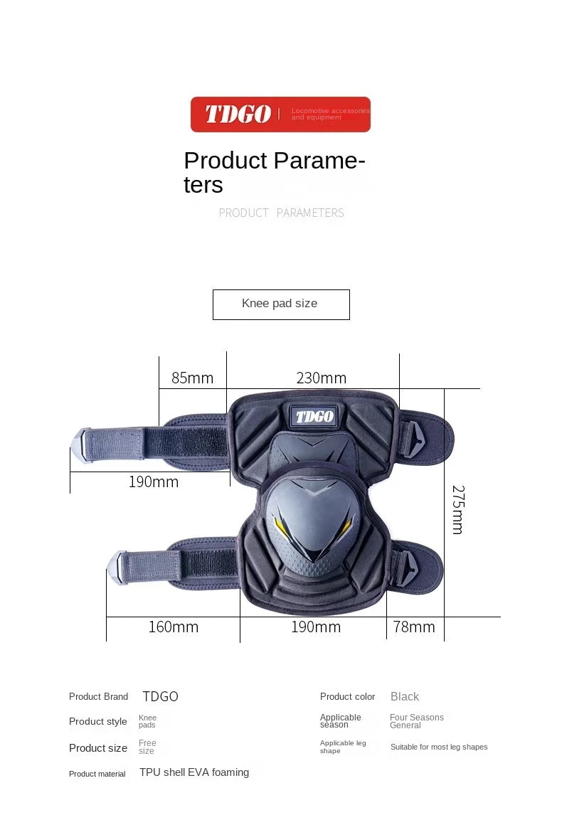 Professional Knee Pads for Adults - Multi-Sport Joint Protection for Motorcycle, MTB, Ski, Snowboard, Skateboard & Motocross