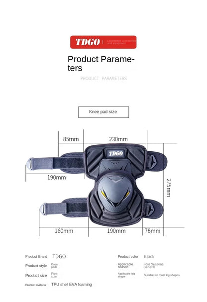 Professional Knee Pads for Adults - Multi-Sport Joint Protection for Motorcycle, MTB, Ski, Snowboard, Skateboard & Motocross