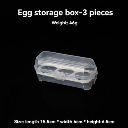 Portable Camping Egg Storage Container - Shockproof Outdoor Egg Carrier Box with Shatterproof Protection for Travel and Home