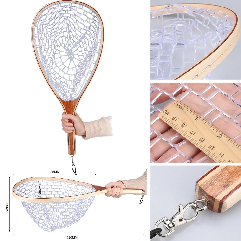 Professional Telescoping Fishing Landing Net - Aluminum Alloy Construction - Extends 55cm to 190cm with Folding Mesh Design
