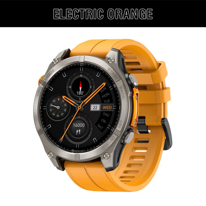 Zeblaze Stratos 4 GPS Smartwatch - 1.43'' AMOLED Screen with Compass, Barometric Altimeter, Flashlight & Voice Calling