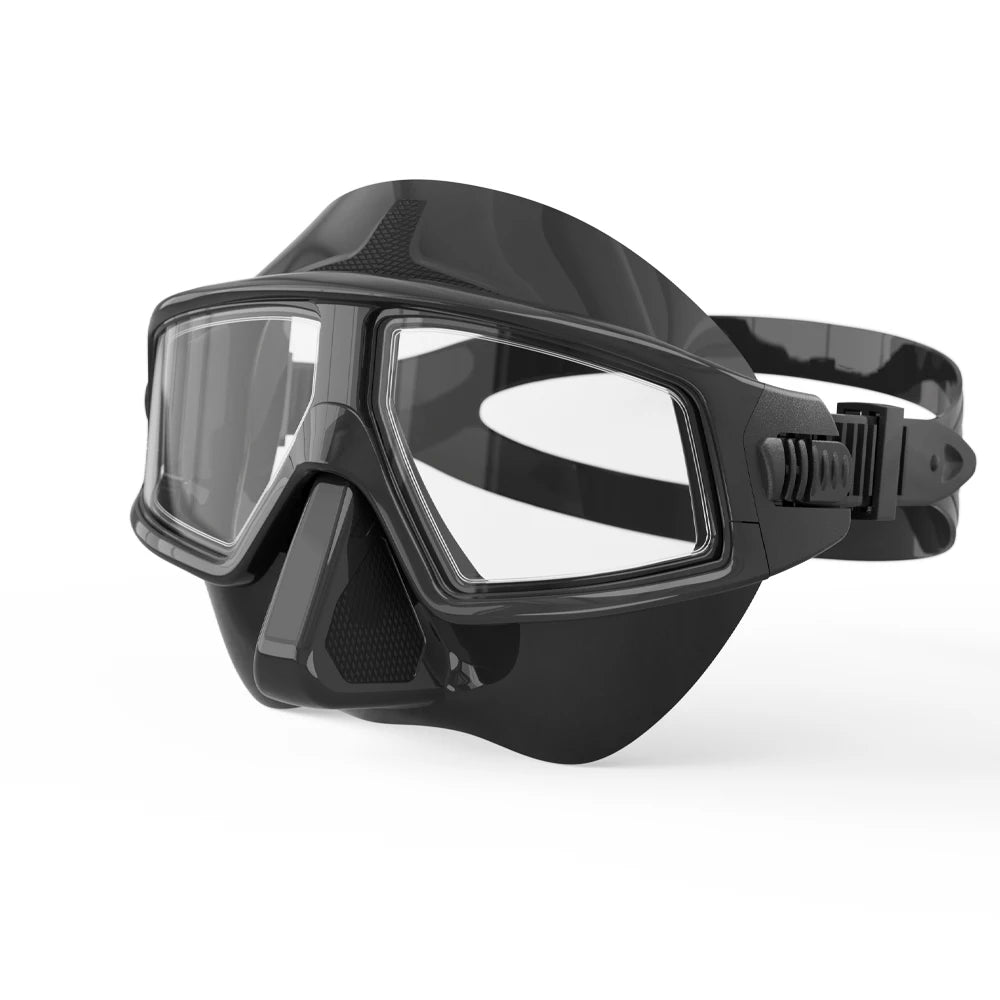 Professional Scuba Diving Mask Set HD Anti-Fog Lens UV Protection Adjustable Snorkeling Swimming Goggles for Adult Divers