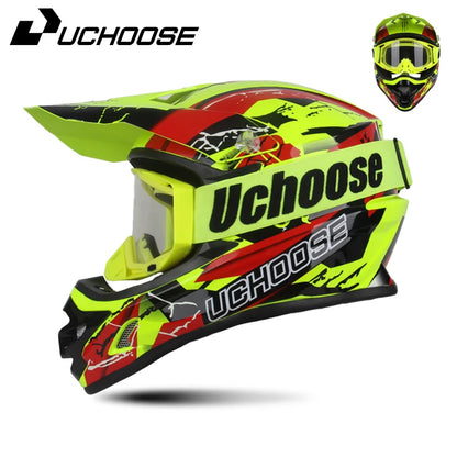 DOT Approved Motocross Helmet - Off-Road Racing Helmet for Men & Women (Downhill, Enduro, Cross)