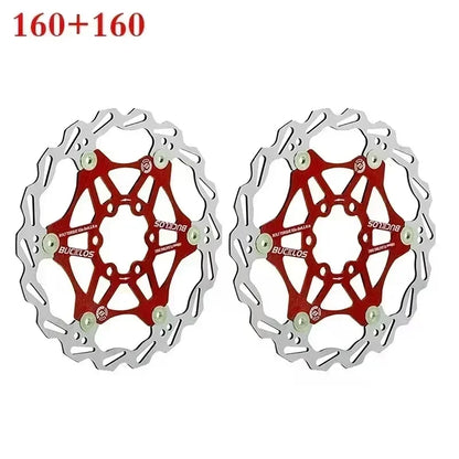 Floating Disc Brake Rotor - 160mm/180mm/203mm MTB & Road Bike - Ultralight Heat Dissipation Design