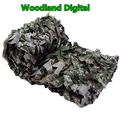 210D Oxford Military Camouflage Netting - Garden Gazebo Sun Shelter Net for Hunting & Outdoor Use