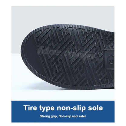 Waterproof Reflective Motorcycle Rain Boot Covers - Non-Slip Reusable Cycling Footwear Protection