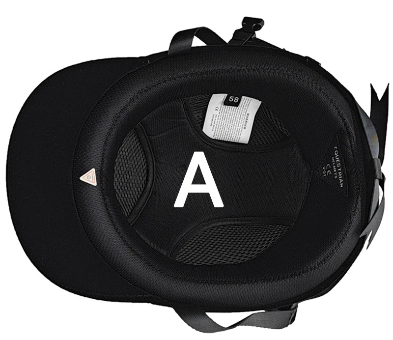 CE Certified Equestrian Riding Helmet - Breathable ABS+EPS Safety Half Cover for Men, Women & Children - Universal Fit 48-60cm