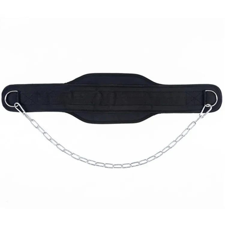 Professional Weighted Dip Belt - Neoprene Training Belt with Heavy-Duty Chain for Pull-ups & Strength Training