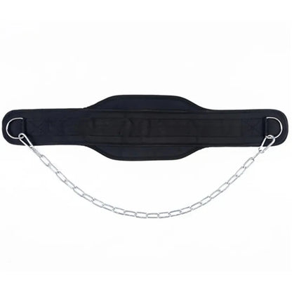 Professional Weighted Dip Belt - Neoprene Training Belt with Heavy-Duty Chain for Pull-ups & Strength Training