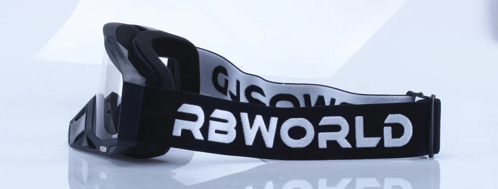 Vintage Motorcycle Goggles – MX Motocross Safety Glasses with Night Vision for Helmet & Driving