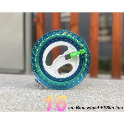 Professional 16cm ABS Kite Reel with 100m Line - Durable Kite Wheel for Eagle, Delta & Various Kites - Kids & Adults