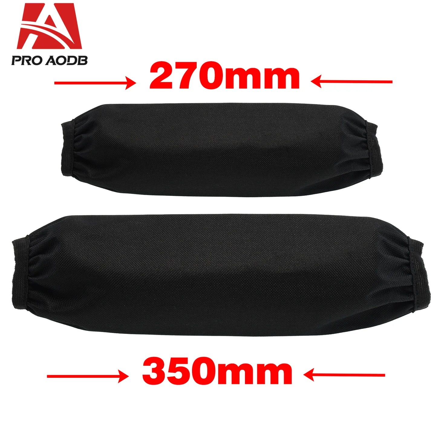 Universal Motorcycle Rear Shock Absorber Suspension Protector Cover - 27cm/35cm - For Dirt Pit Bikes, ATVs, Quads & Scooters