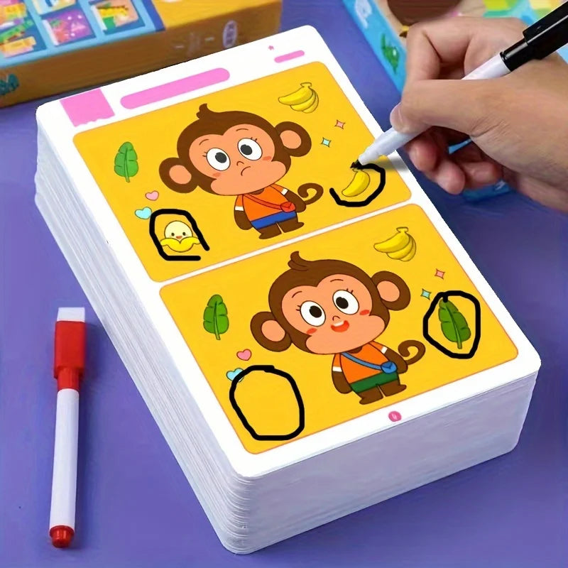 Educational Fault Finding Game: Reusable Wiping Paper for Focus and Attention Training