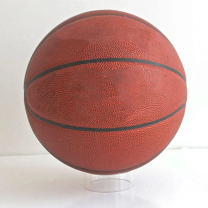 Acrylic Ball Stand Clear Round Display Stand Support Holder For Football Basketball Rugby Soccer