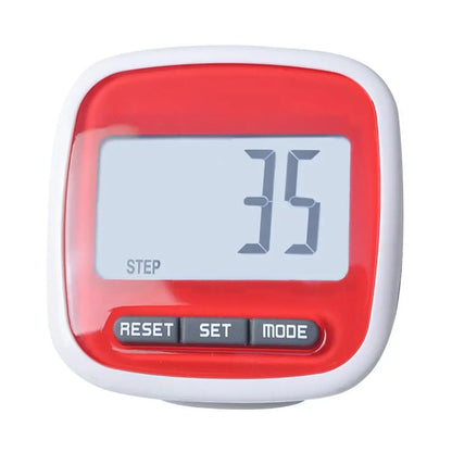 3D Pedometer with LCD Display - Walking & Running Step Counter with Clip