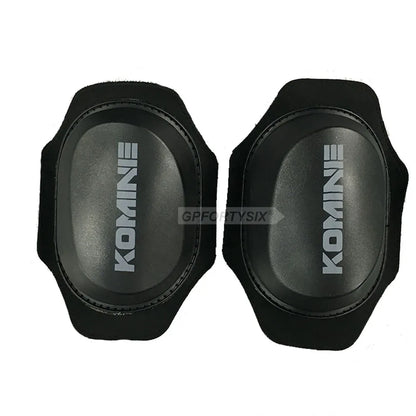 Komine SK-652 Motorcycle Knee Pads - Anti-Fall Slider Protectors for Track and Highway Riding