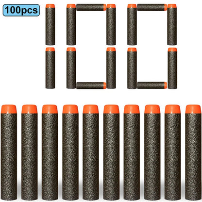 Soft EVA Foam Darts 7.2cm - 100 Pack Refill Bullets for Toy Blasters