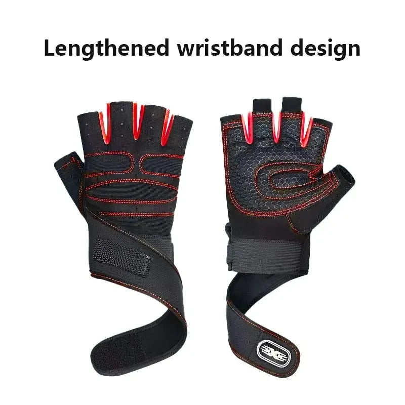 Half-Finger Performance Training Gloves with Wrist Support