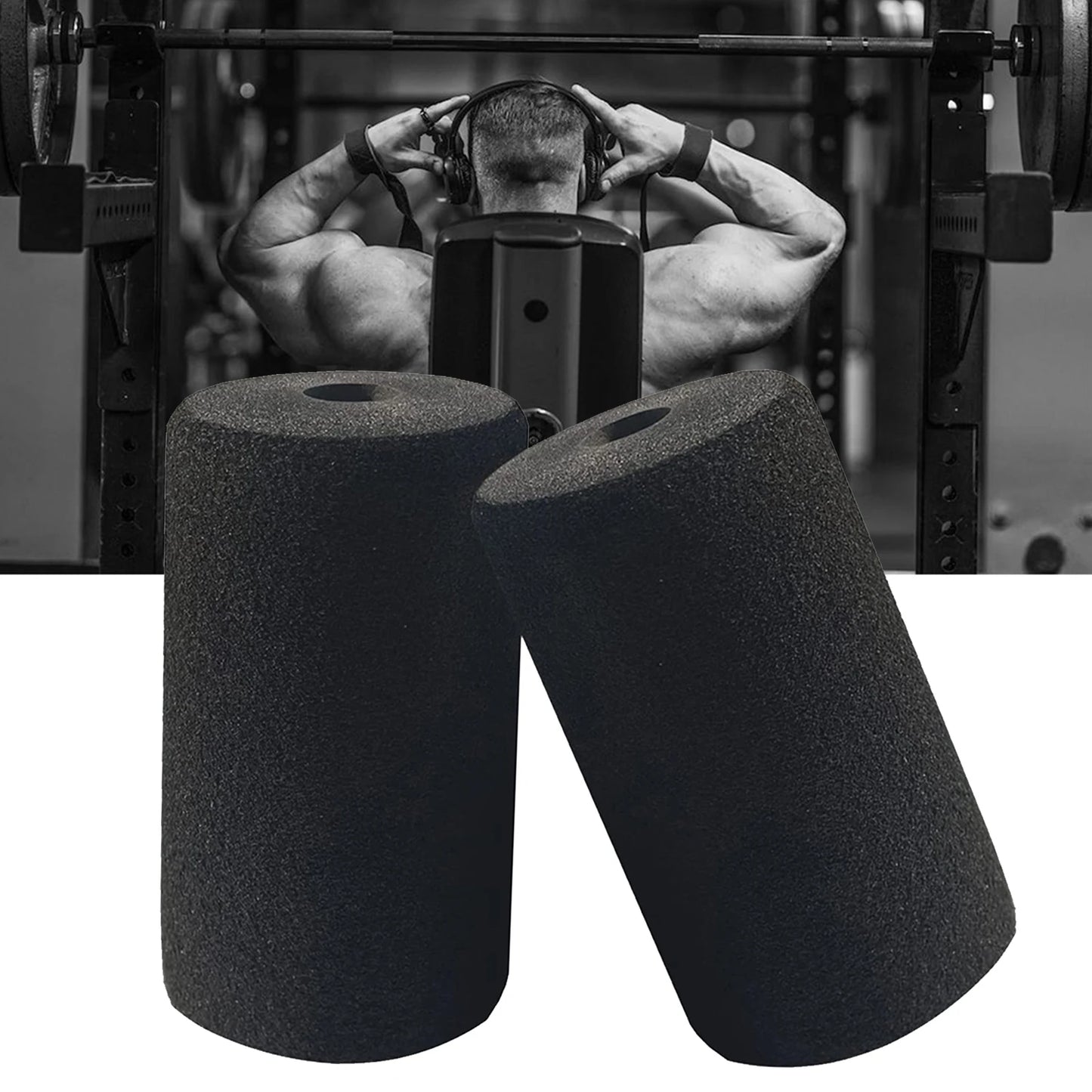 Professional Foot Foam Pads & Foam Rollers Kit for Workout Machines