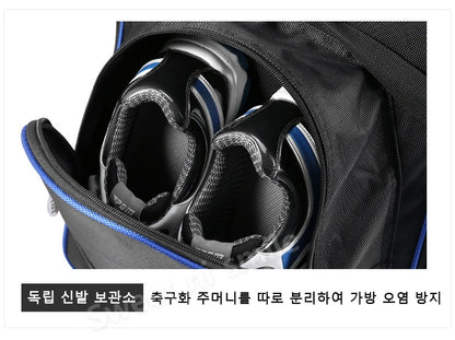 Golf Travel Bag with Wheels - Foldable Airline Golf Club Cover with Padded Straps for Air Travel