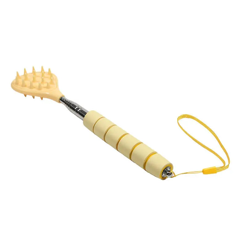Retractable Dual-Spike Back Scratcher & Massage Tool