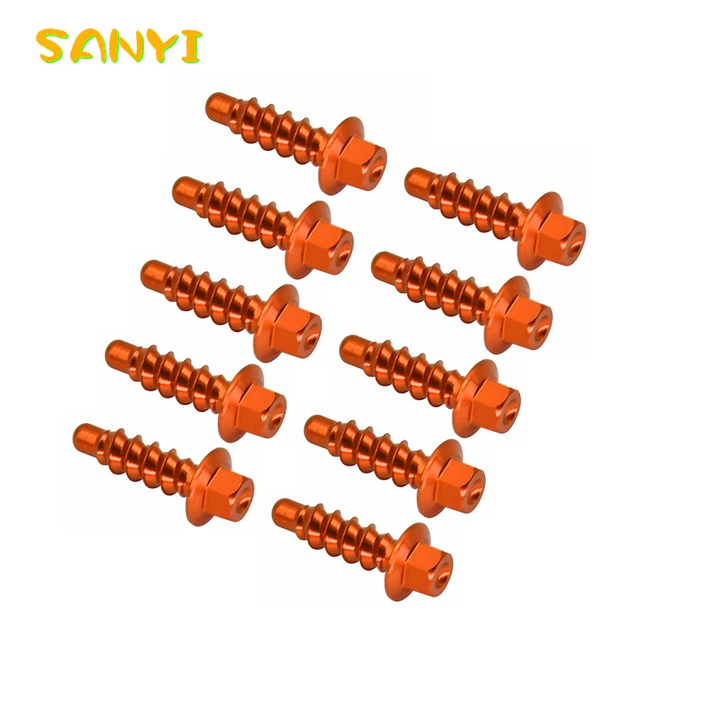 Premium CNC Aluminum Self-Tapping Bolt Kit for KTM EXC XC XCW SX SXF & Husqvarna FE TE FC TC FX TX 125 250 300 350 450