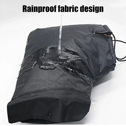 Winter Motorcycle Handlebar Muffs - Thick Warm Rainproof Gloves for Electric Scooter & Motorbike (2024)