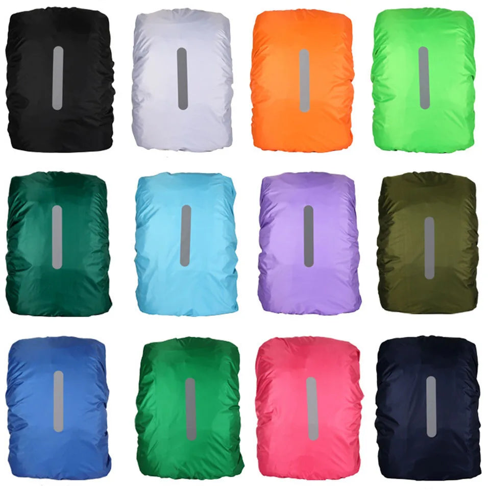 Waterproof Backpack Rain Cover - 20L-80L Reflective Outdoor Hiking Camping Bag Dust Cover for Men & Women