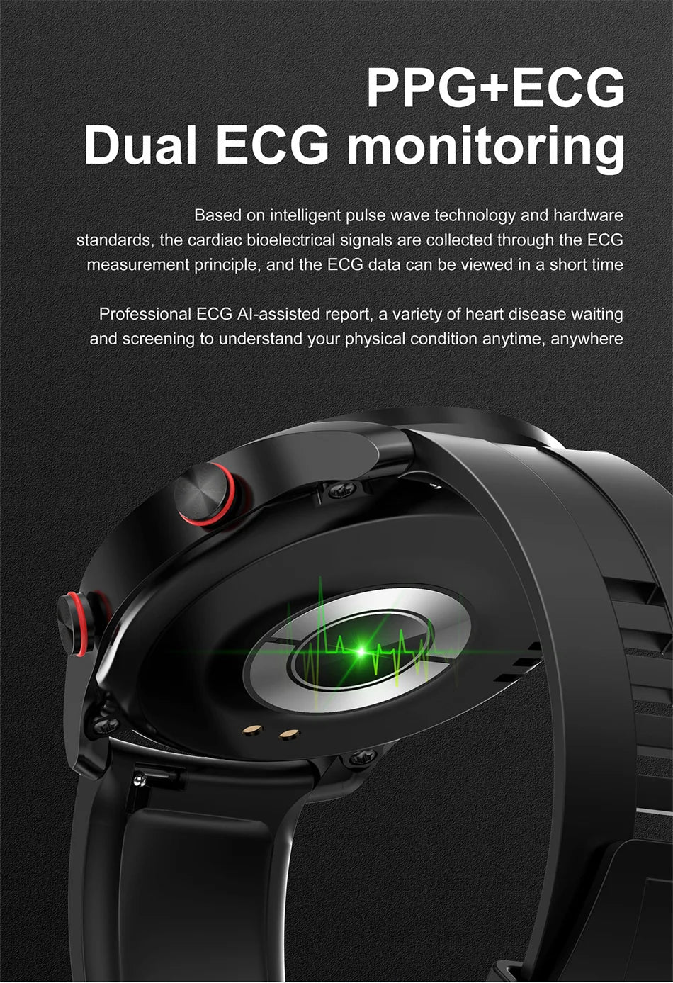 GT Series Smart Watch - HD Screen with Bluetooth Call, GPS Tracker, Heart Rate Monitor & IP68 Waterproof for Men & Women