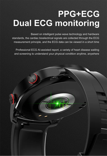 GT Series Smart Watch - HD Screen with Bluetooth Call, GPS Tracker, Heart Rate Monitor & IP68 Waterproof for Men & Women