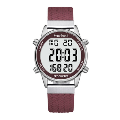 Pedometer Sport Watch - Digital Step Counter with Calorie & Mile Tracker, Waterproof Fitness Watch for Walking & Running