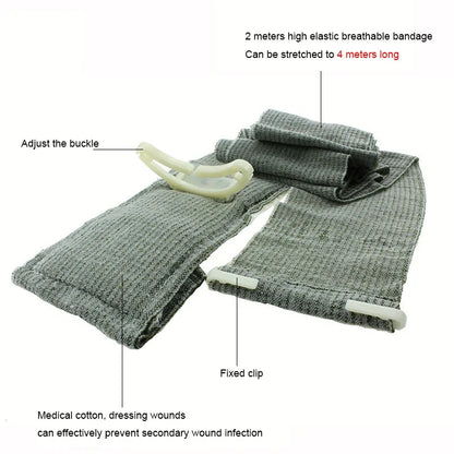 Emergency Trauma First Aid Kit - Compression Bandage, Tourniquet, Sterile Medical Dressing & Roll Bandage