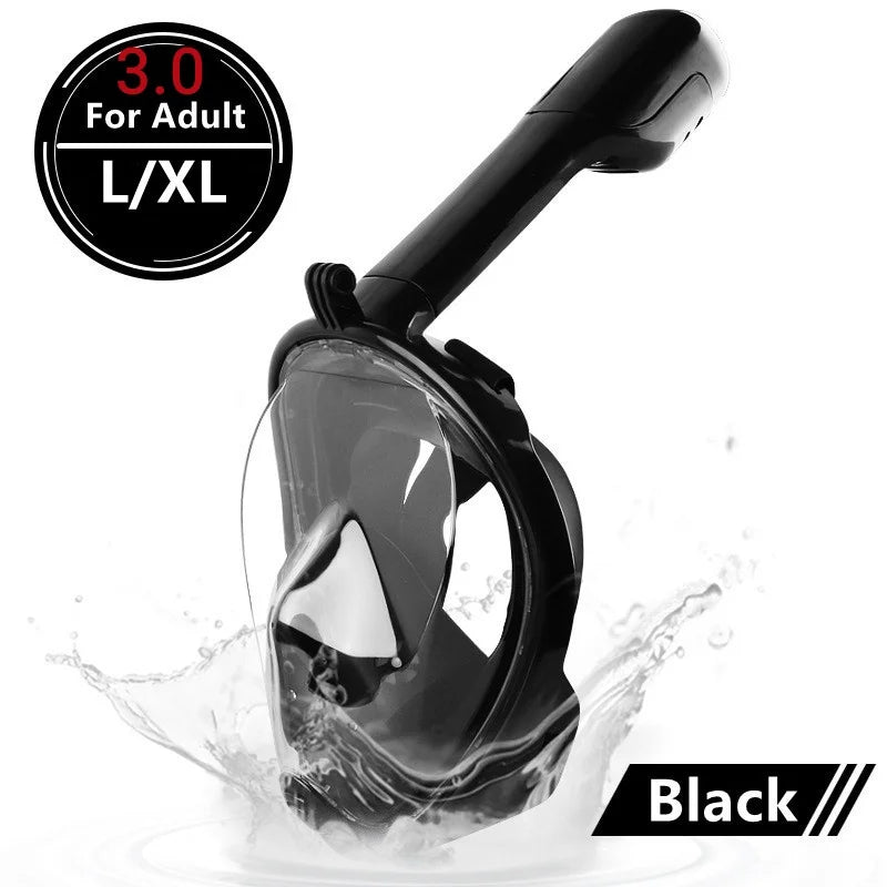 Full Face Diving & Snorkeling Mask – Anti-Fog, Waterproof | Adults & Kids