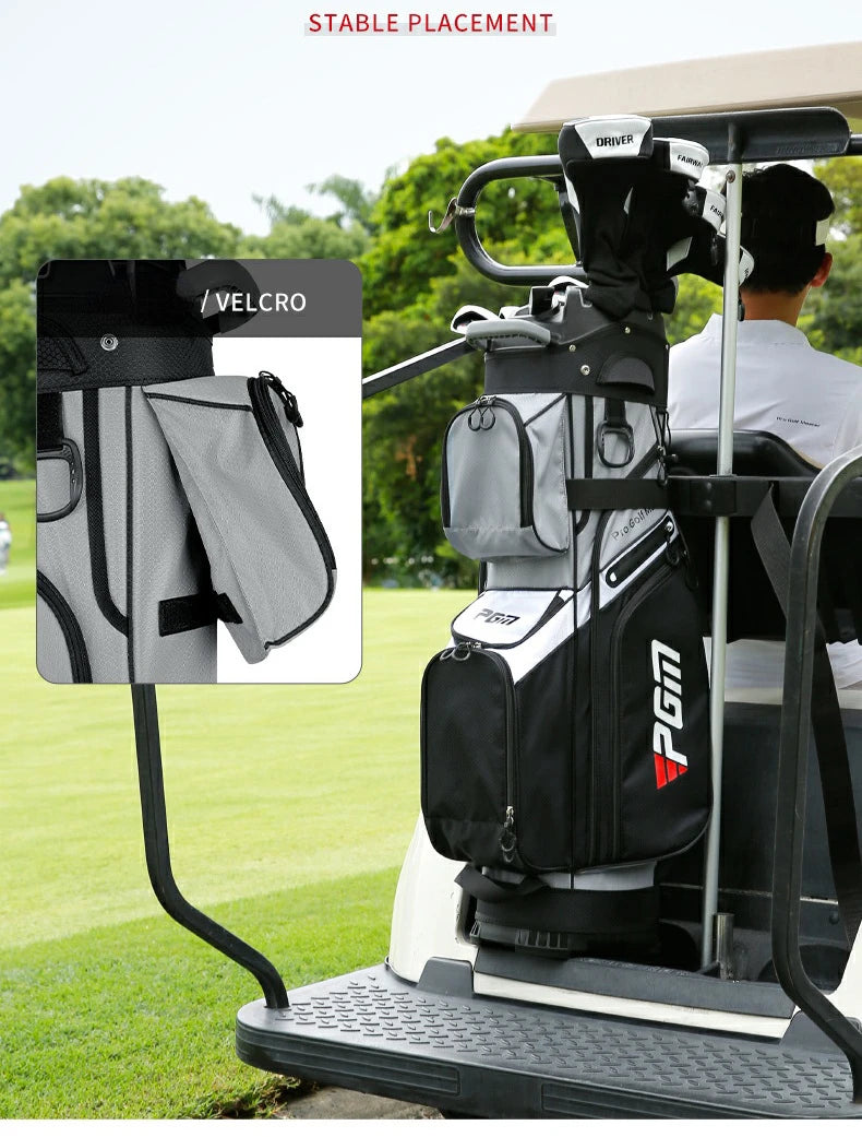 PGM QB134 Golf Travel Bag - Waterproof Large Capacity with Anti-Collision Protection & Retention Mechanism