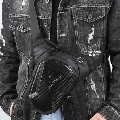 Motorcycle Waterproof EVA Hard Shell Leg Bag - Phone & Essentials Waist Pack