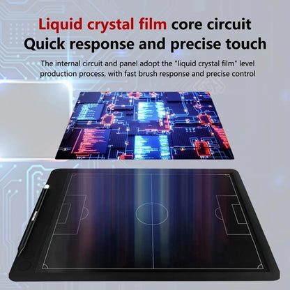 Electronic Soccer Coaching Board - LCD Playmaker Strategy Tactic Board with Flexible Screen and Stylus