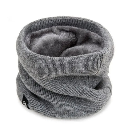 Winter Sports Neck Warmer - Soft Knitted Face Cover Scarf for Men & Women - Cold-Proof Thick Collar for Skating, Running & Hiking