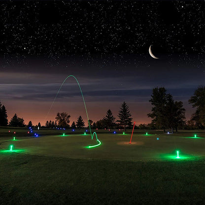 LED Golf Balls - 5 Pack Glow in the Dark Night Training Balls (Blue, Orange, Red, White, Green, Pink)