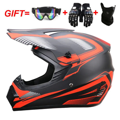 Full Face Motocross Helmet - Off-Road Downhill AM DH Cross Capacete - Free Shipping + 3 Free Gifts