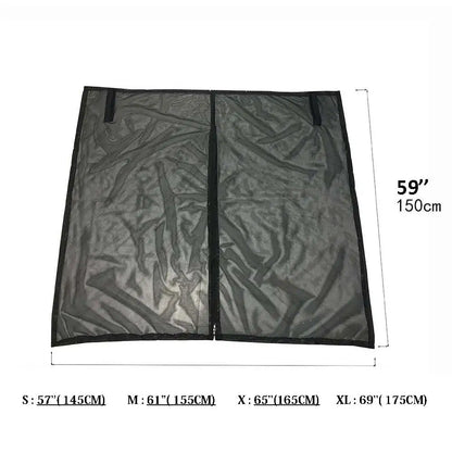 SUV & RV Tailgate Mosquito Net - Magnetic Mesh Curtain, Breathable & Eco-Friendly