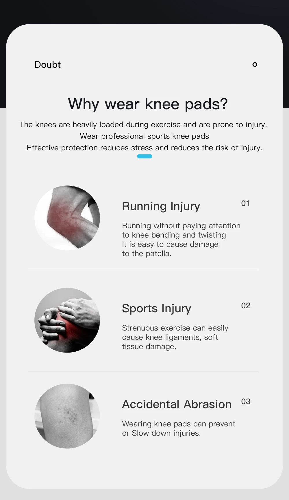 Compression Knee Support Sleeve - Elastic Breathable Knee Brace with Cushioning for Basketball, Volleyball, Running & Gym