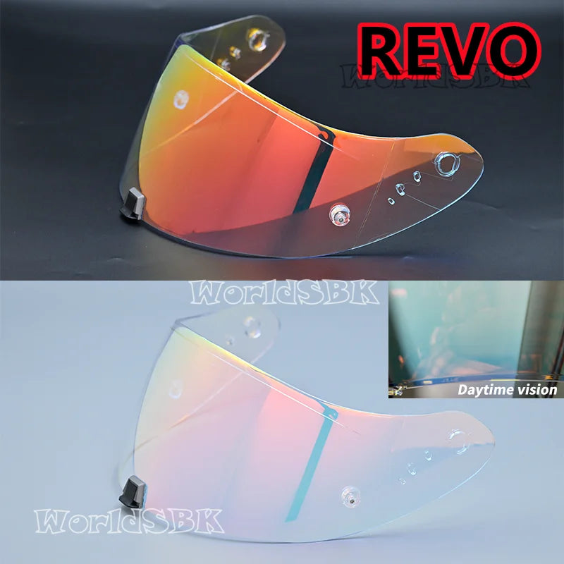 Motorcycle Helmet Visor Lens KDF-16-1 Compatible - Anti-UV Anti-Scratch Photochromic Shield for Full Face Helmets