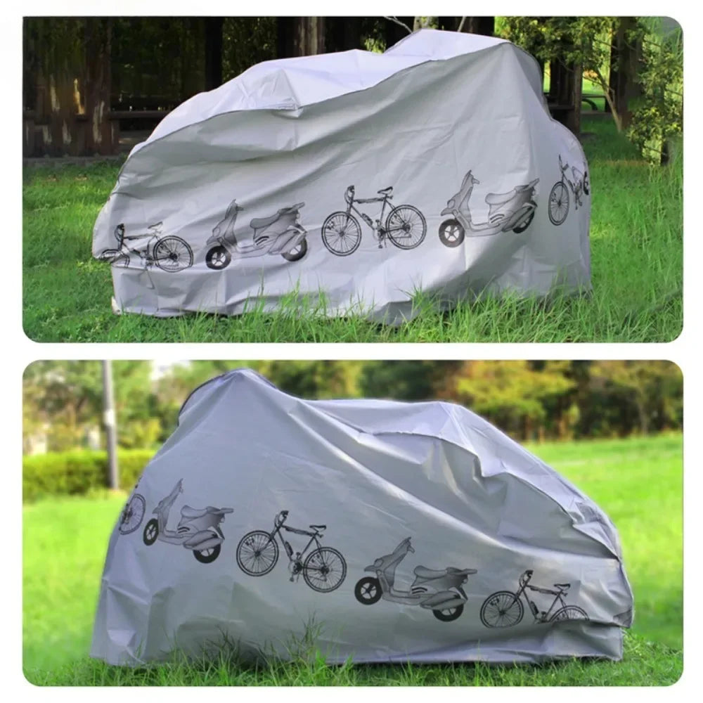 Waterproof Bicycle Cover - All-Weather Protection for Bikes & Motorcycles (200×100cm, UV & Rain Resistant)