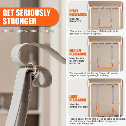 Pull-up Assistance Bands Set - Resistance Strap for Pull-ups Assist for Men & Women - Hanging Training Chin-up Workout Body Stretching