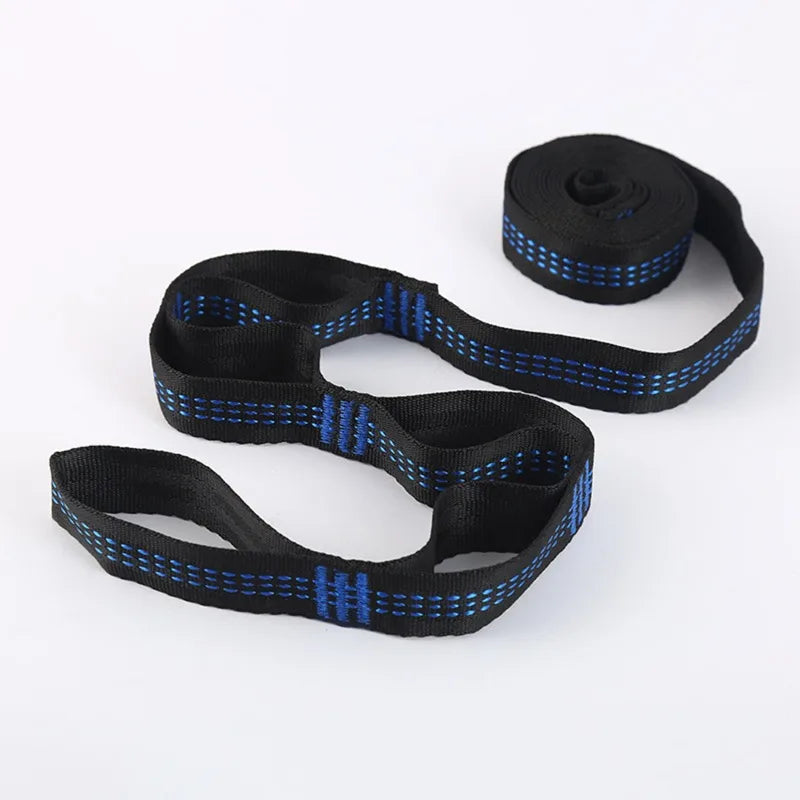 Hammock Straps 2-Pack - 600lbs Capacity Polyester Suspension System with 5 Adjustment Rings