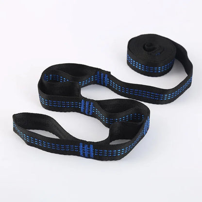Hammock Straps 2-Pack - 600lbs Capacity Polyester Suspension System with 5 Adjustment Rings