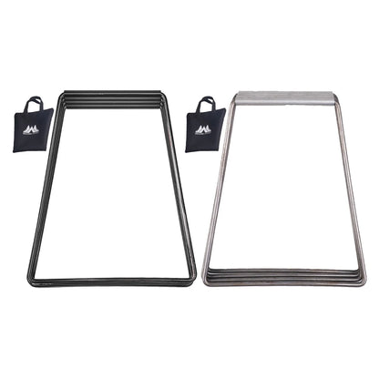 Aluminum Alloy Camping Cooler Stand - Folding Ice Box Holder for Outdoor Adventures (1-2 Pack)